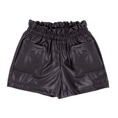 Everything Must Change (EMC) Girls Black Leatherette Shorts
